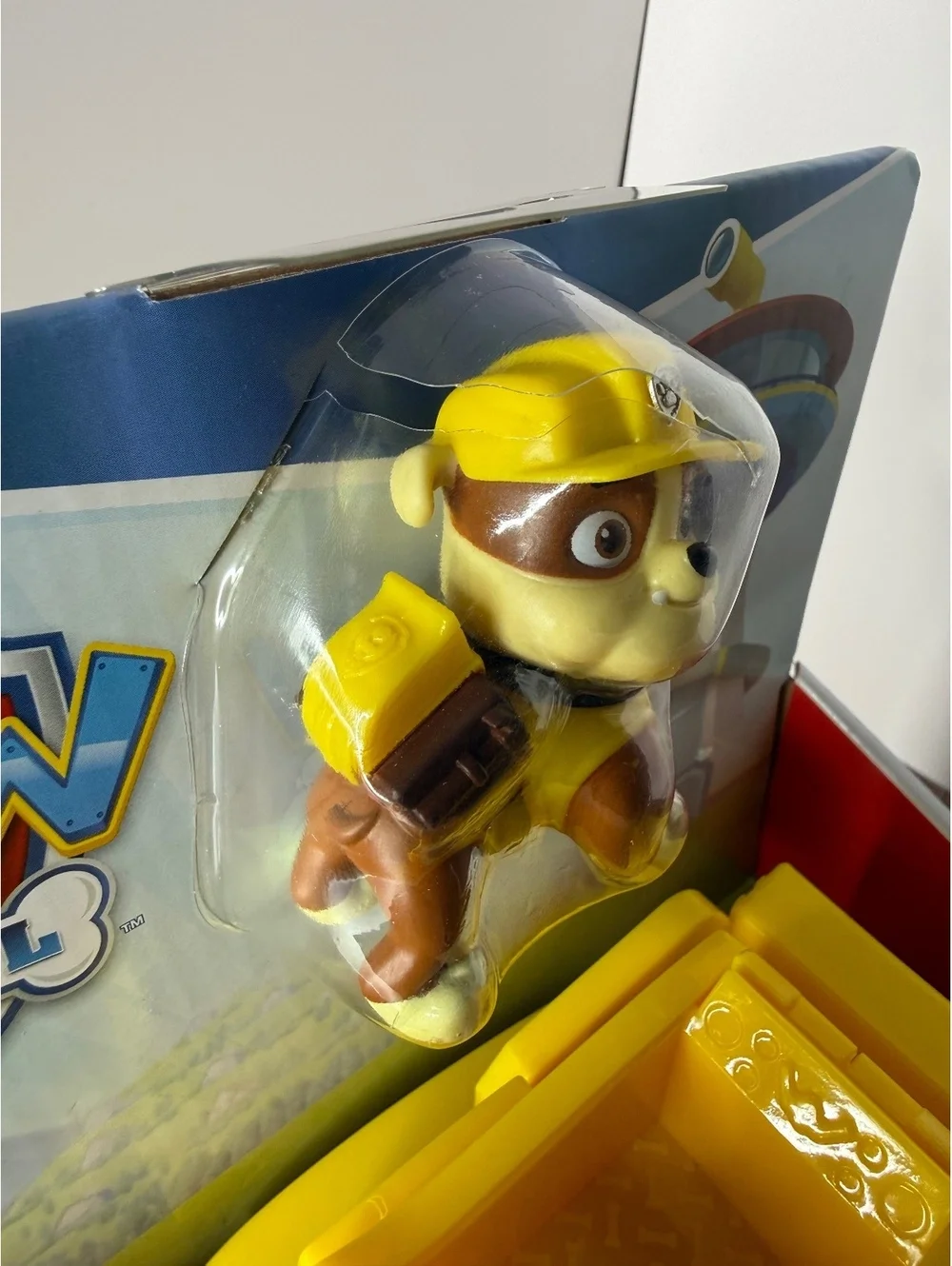 PAW Patrol Rubble Bulldozer Vehicle Toy with Rubble Figure